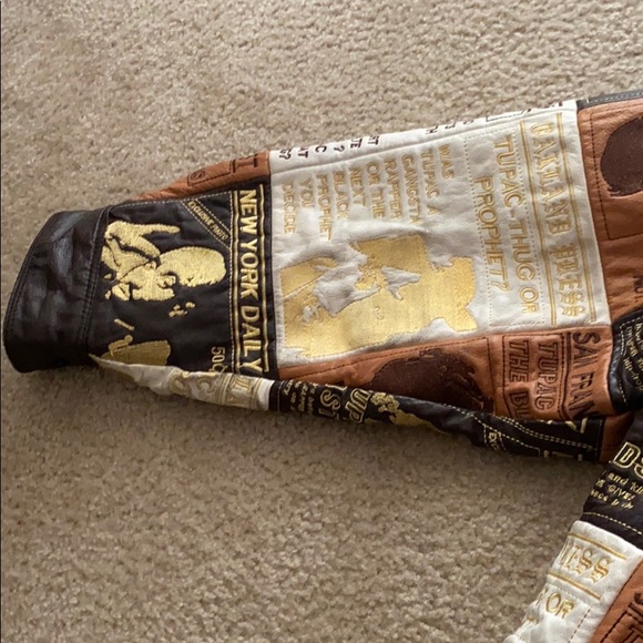 Tupac Full Leather Coat - Picture 3 of 6